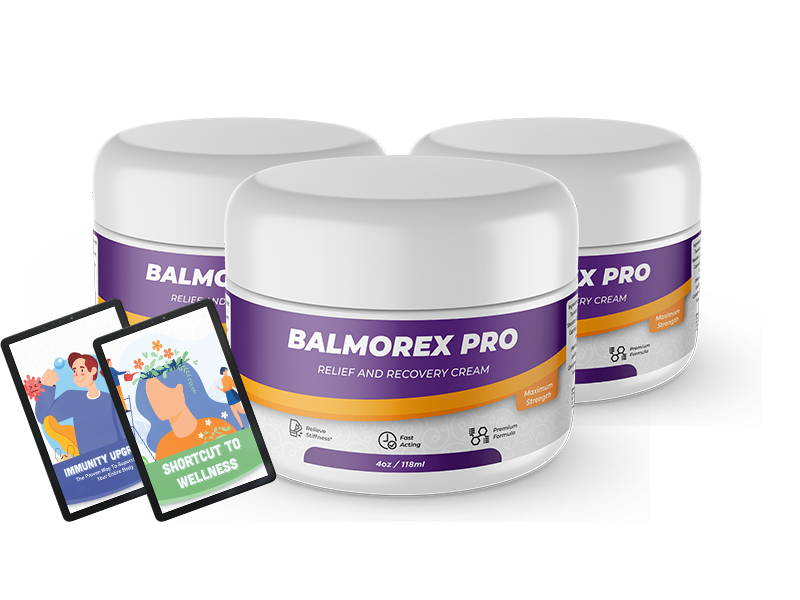 3 jars of Balmorex Pro