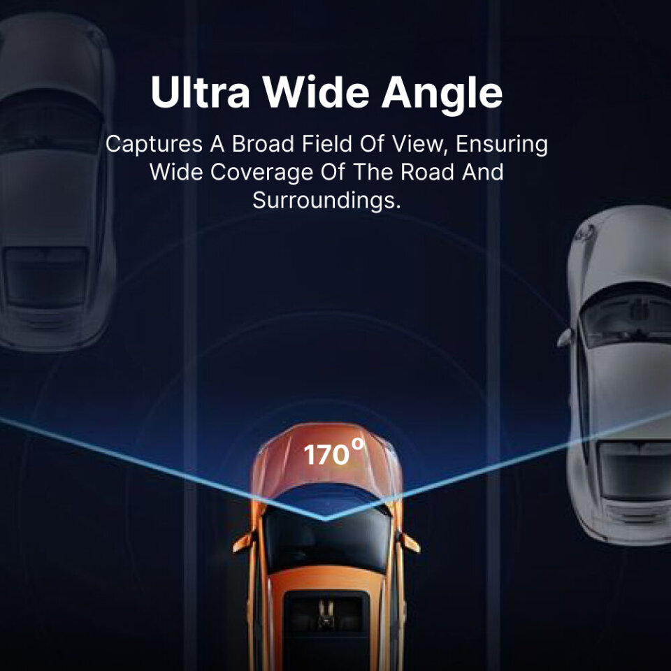 Diagram of a 170 degree field of view