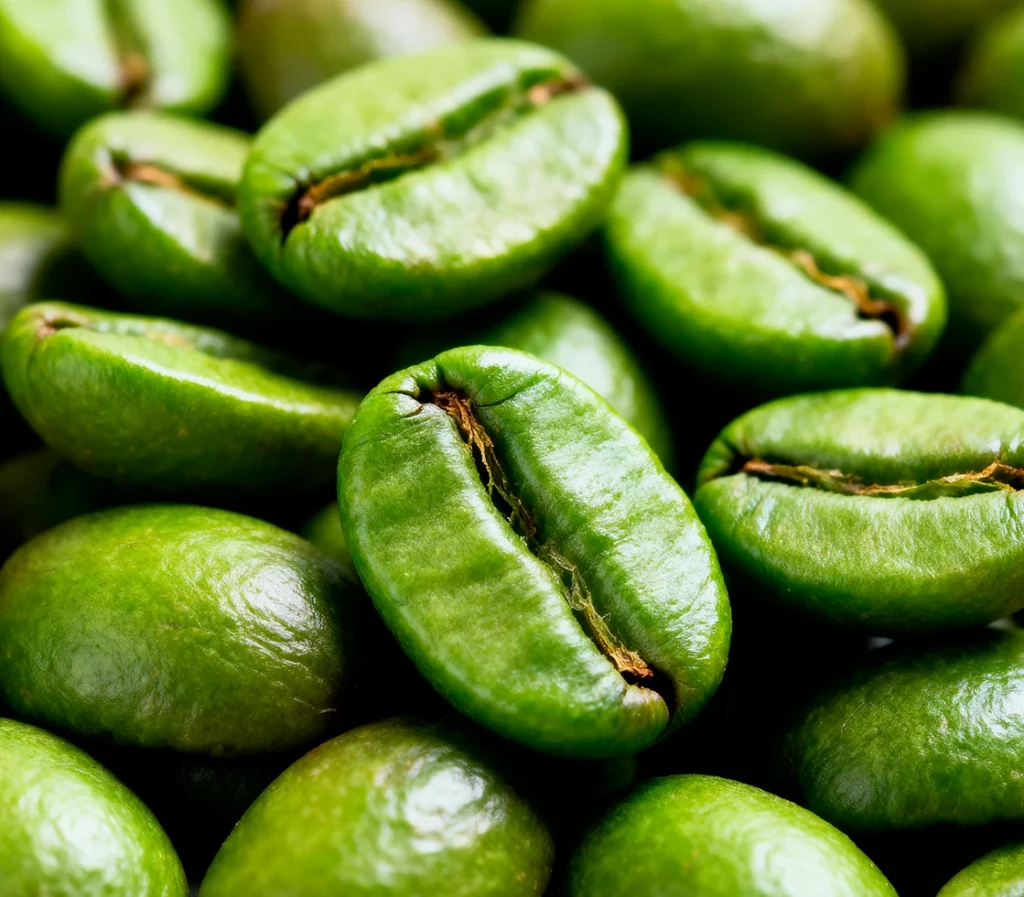 Green coffee beans