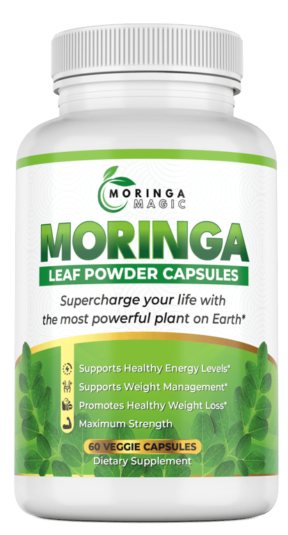 Moringa Magic Supplement Bottle