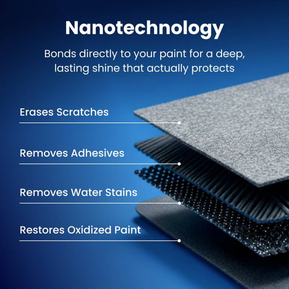 Close-up of the NanoPolix nano technology cloth