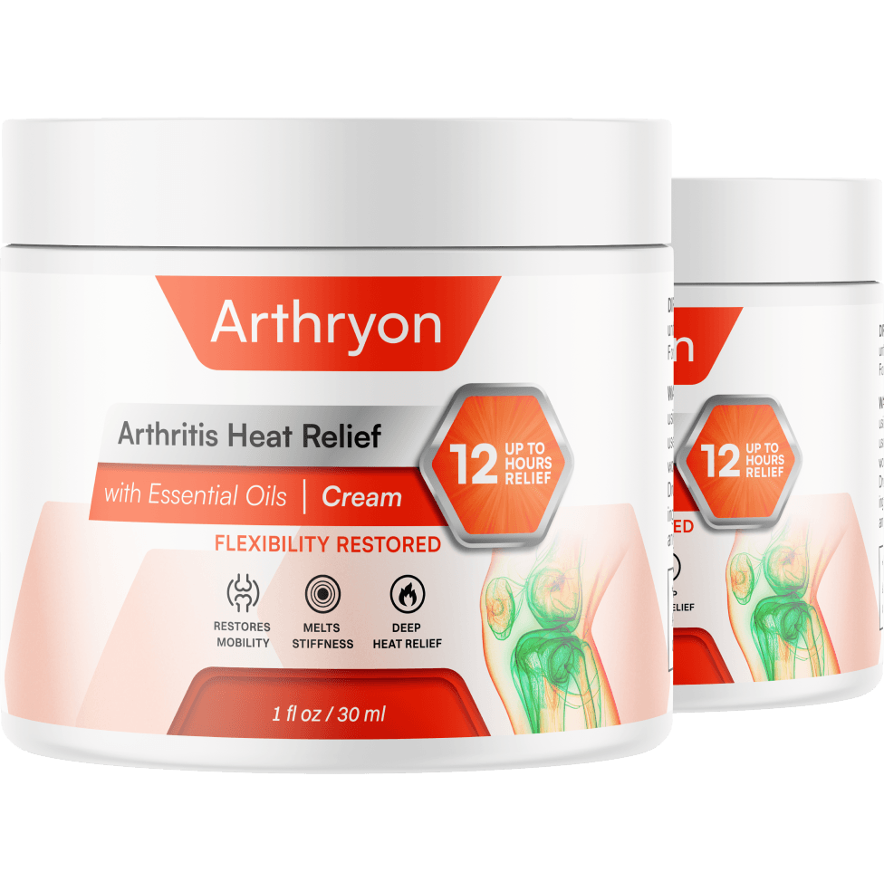 Arthryon Heat Relief Cream, 2 bottles