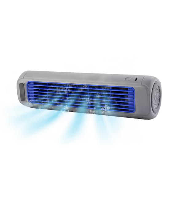 Froza AC portable cooler, cool air blowing