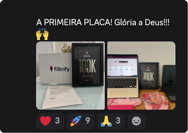 Resultado - primeira placa 100K