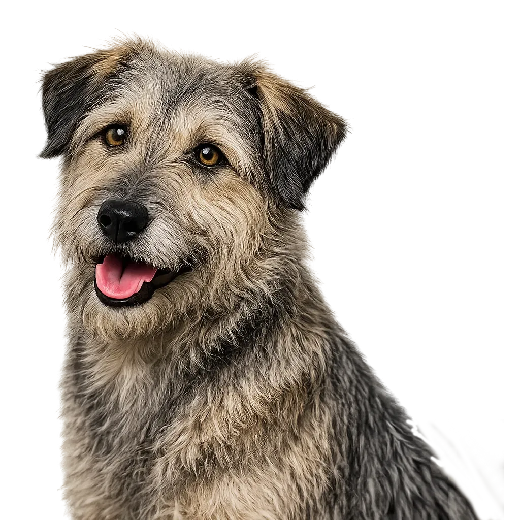 Imagem de cachorro cinza