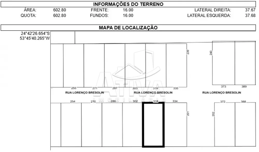 Comprar Terreno / Lote Urbano em Toledo R$ 450.000,00 - Foto 1