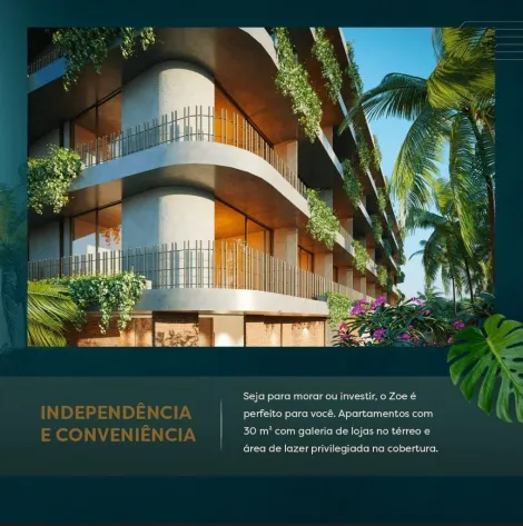 Apartamento Studio 29m - Zoe Sutes - Praia do Francs