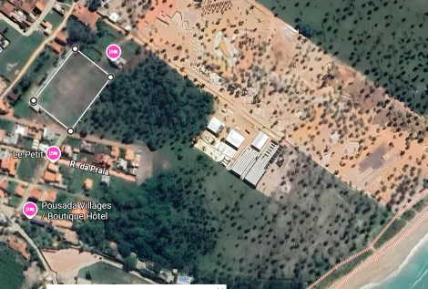 Terreno 4500m em Milagres na Praia do Patacho