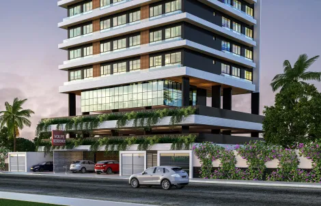 Apartamento Studio em Andar Alto Frente Rua no Edf Volpe