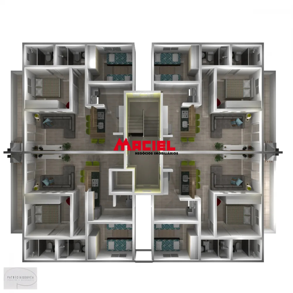 Alugar Apartamento / Padr&atilde;o em S&atilde;o Jos&eacute; dos Campos R$ 1.600,00 - Foto 10