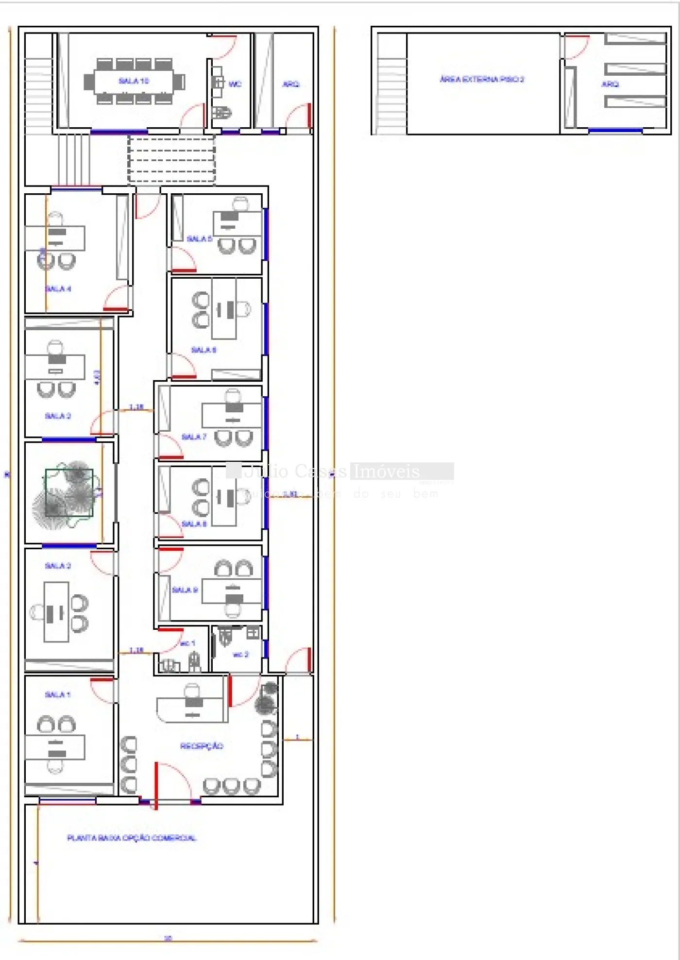 Alugar Comercial / Casa em Sorocaba R$ 6.500,00 - Foto 56