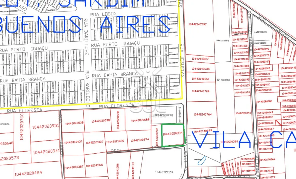 Terreno à venda, Jardim Carimã - Foz do Iguaçu