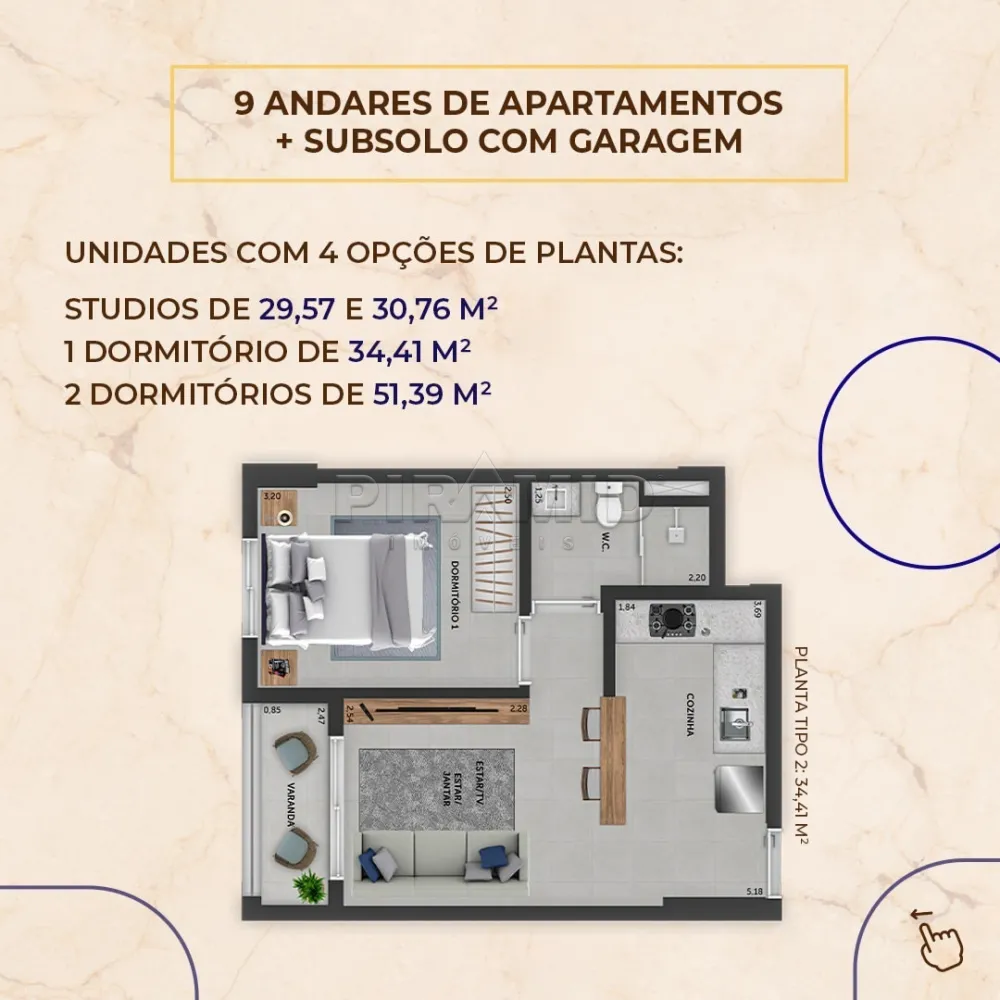 Comprar Apartamento / Lan&ccedil;amento em Ribeir&atilde;o Preto R$ 407.000,00 - Foto 4