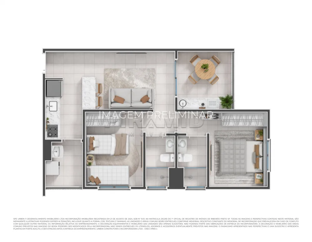 Comprar Apartamento / Lan&ccedil;amento em Ribeir&atilde;o Preto R$ 353.000,00 - Foto 2