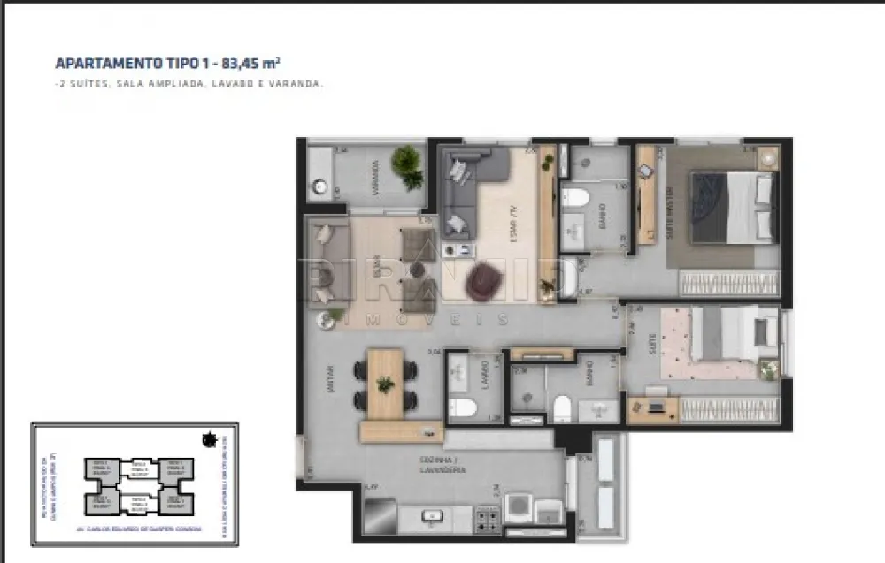 Comprar Apartamento / Padr&atilde;o em Ribeir&atilde;o Preto R$ 685.454,01 - Foto 3
