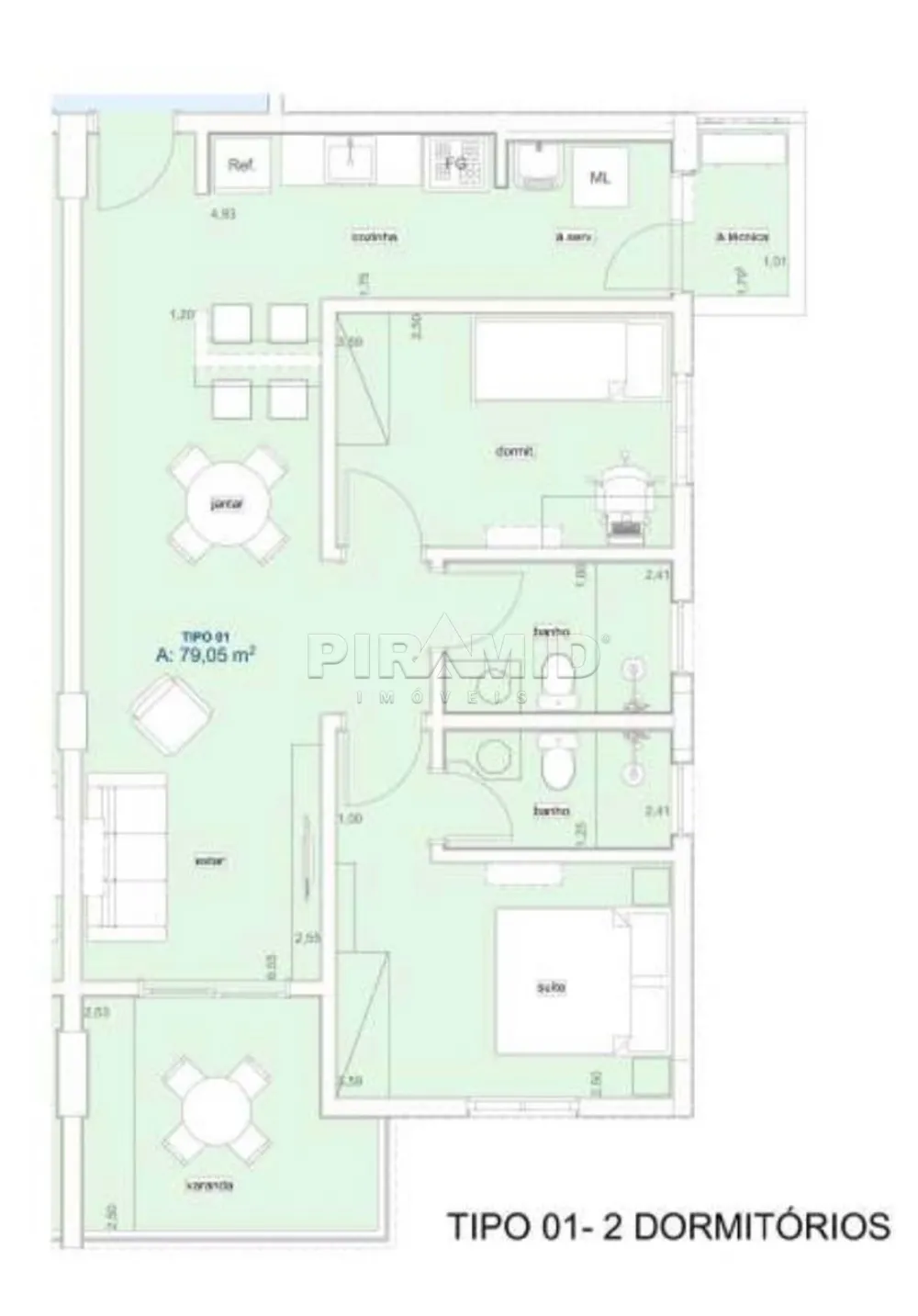 Comprar Apartamento / Lan&ccedil;amento em Ribeir&atilde;o Preto R$ 377.321,00 - Foto 2